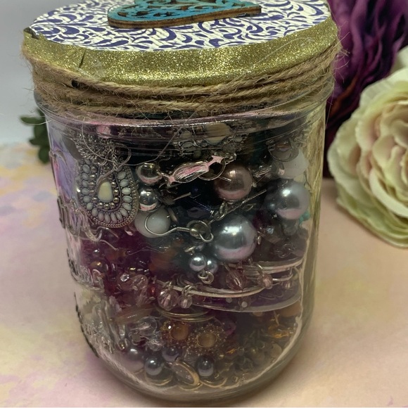 Mystery Earring Jewelry Jar 60+ pairs - Picture 3 of 13